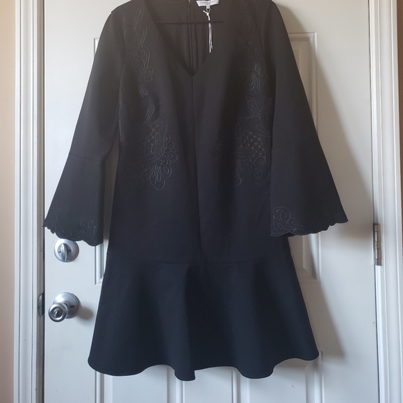 Kobi Halperin Designer Dress NWT M BLK - Picture 3 of 8